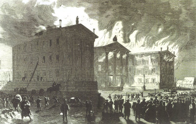 Brand Regierungsgebäude